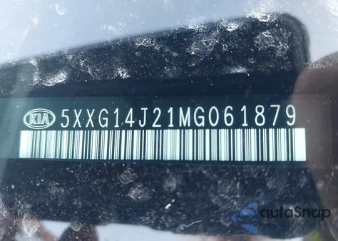 2021 Kia K5 Lxs z USA, uszkodzony, nr VIN 5XXG14J21MG061879